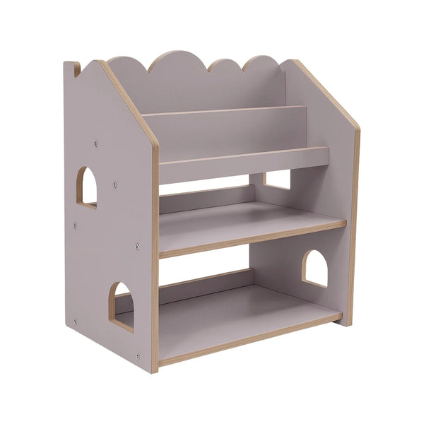 Boekenkast Huisje Montessori Grijs