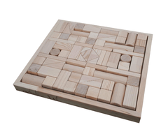 Houten Blokken Naturel 70 Stuks