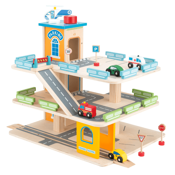 Houten Parkeergarage met Lift
