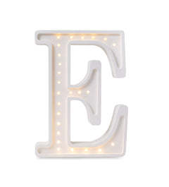 Letterlamp E