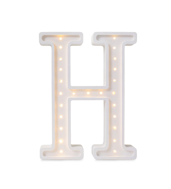 Letterlamp H