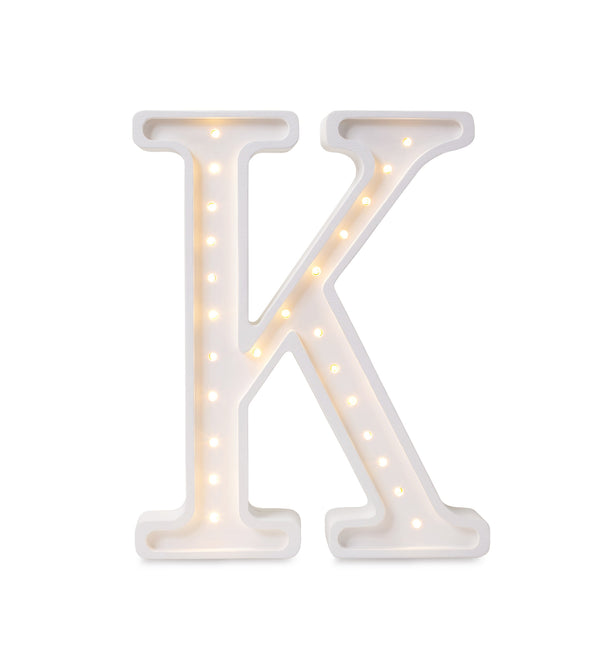 Letterlamp K