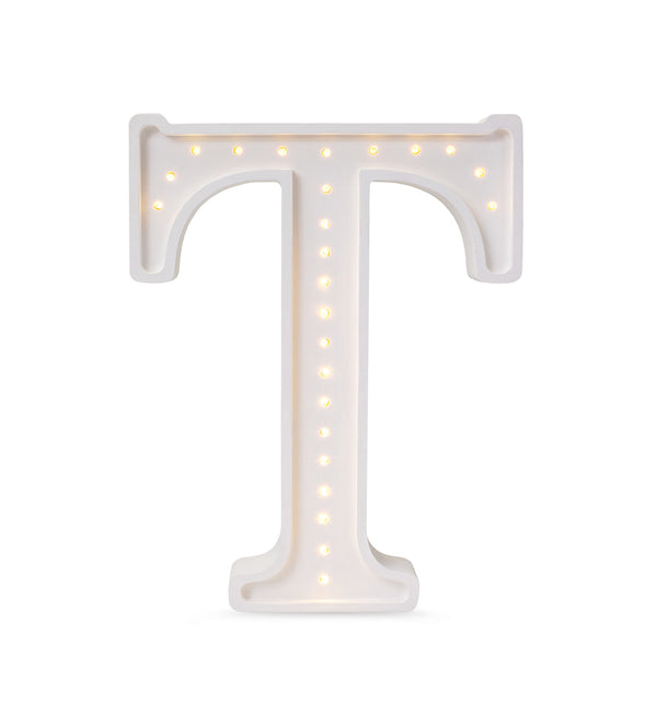Letterlamp T