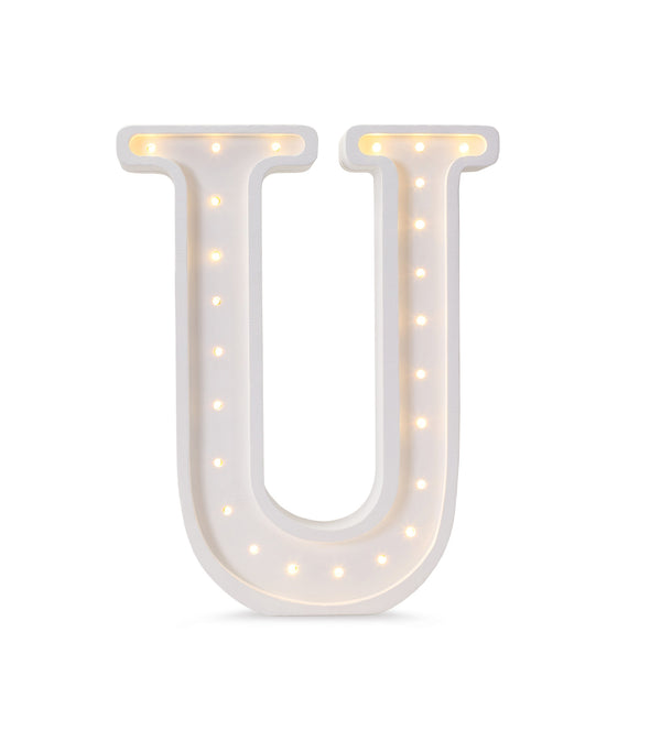 Letterlamp U