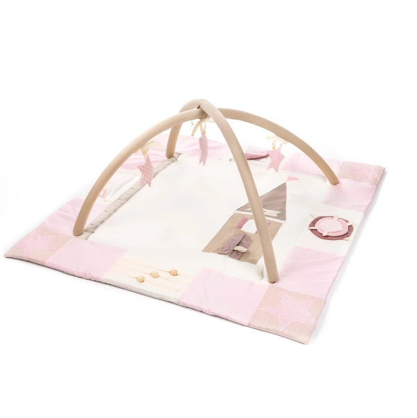 Speelkleed met Speelbogen 120x120 Roze