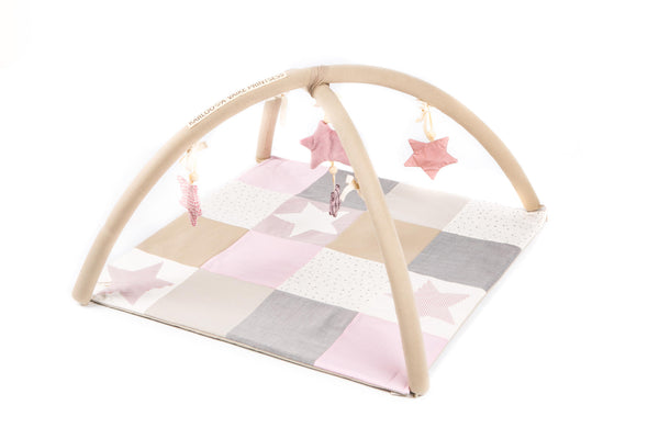 Speelkleed met Speelbogen 80x80 Roze