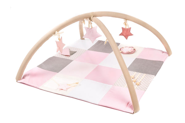 Speelkleed Sterren met Speelbogen Roze