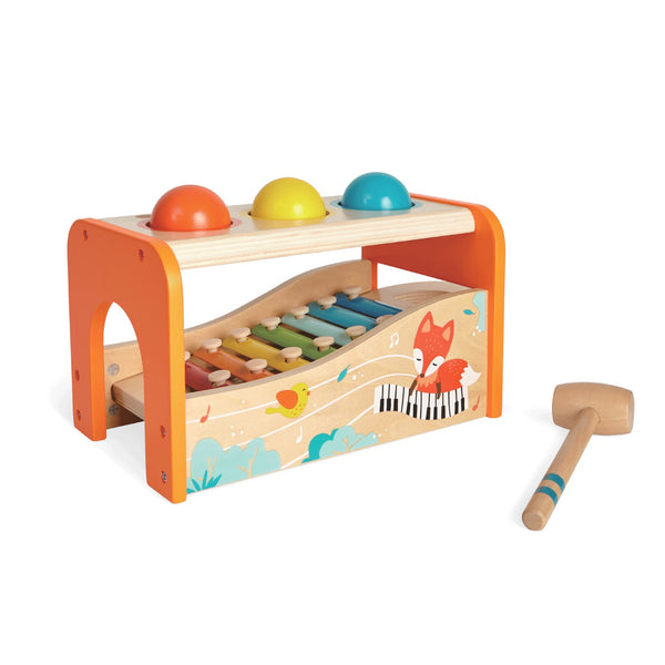 Houten Xylofoon met Hamerspel