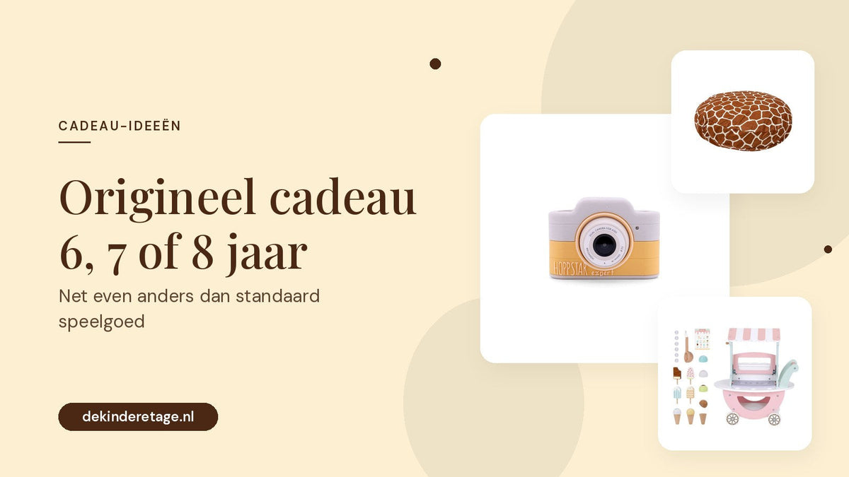 Origineel cadeau voor een kind van 6, 7 of 8 jaar