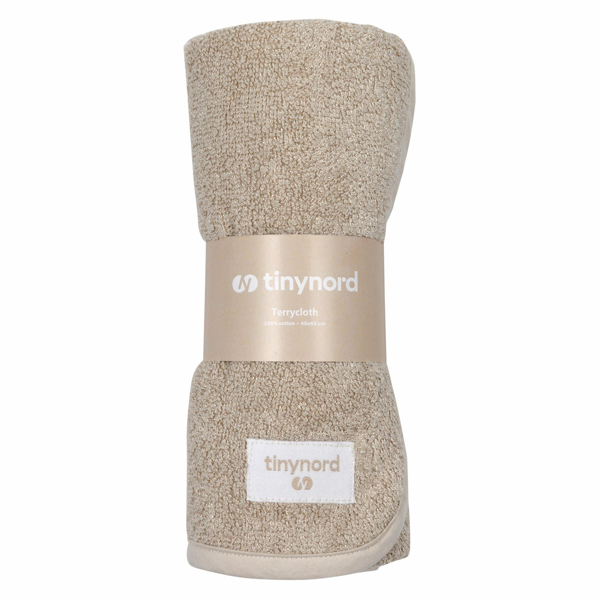 Aankleedkussen handdoek baby beige – afbeelding 5