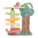 Activiteitenboom montessori 4-in-1 met knikkerbaan – afbeelding 7