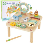Activiteitentafel hout 5-in-1 met xylofoon en ballenbaan – afbeelding 15