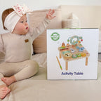 Activiteitentafel hout 5-in-1 met xylofoon en ballenbaan – afbeelding 8