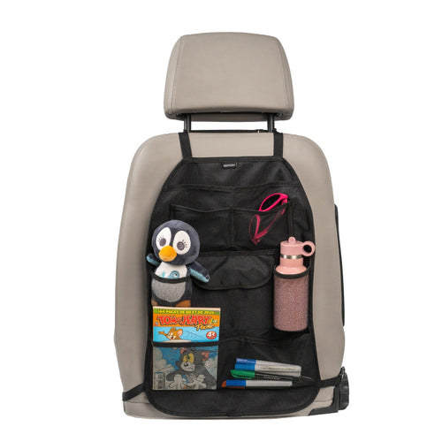 Auto organizer en stoelbeschermer XL zwart