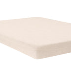 Baby hoeslaken met matrasbeschermer 60x120 beige