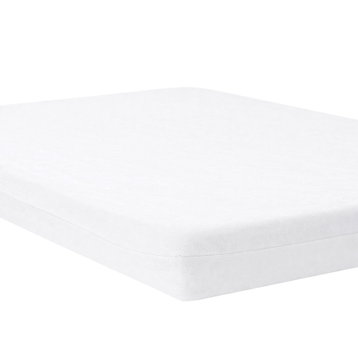 Baby hoeslaken met matrasbeschermer 60x120 beige – afbeelding 3