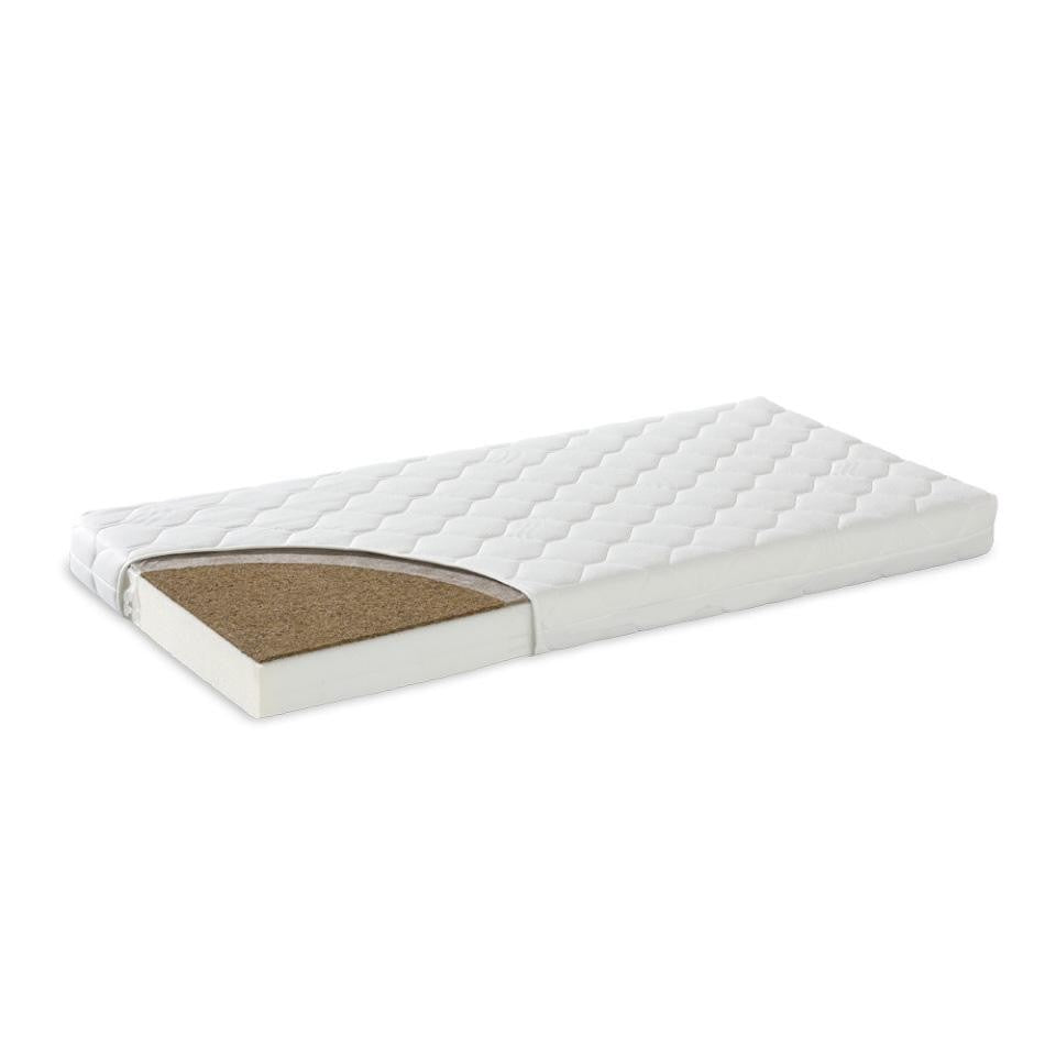 Baby matras 60x120 Coco kokos en schuim wit