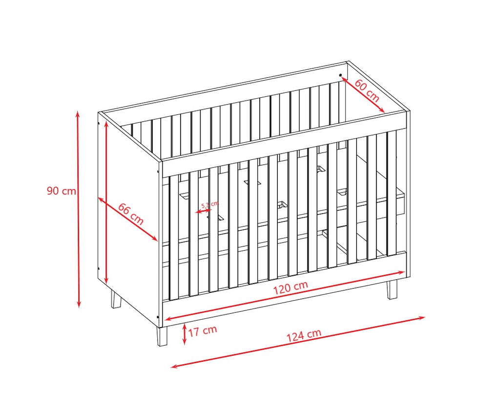 Babybed Kubi grijs – afbeelding 6