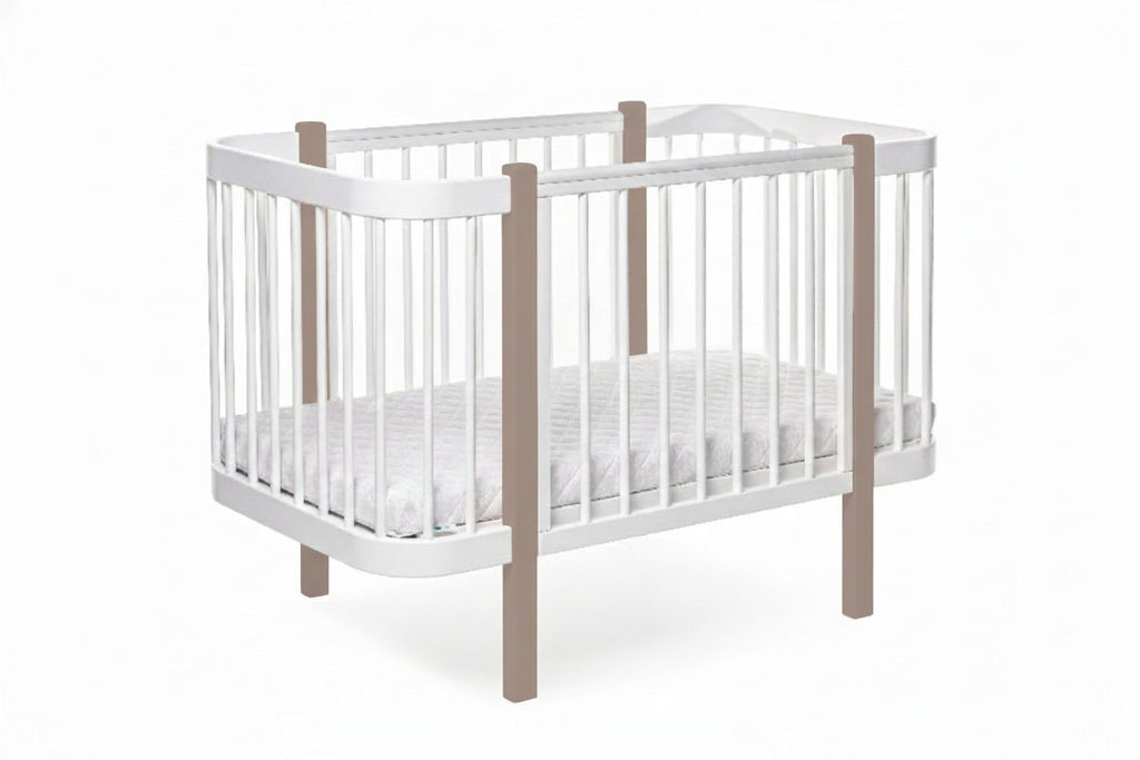 Babybed Elin Cappuccino Wit