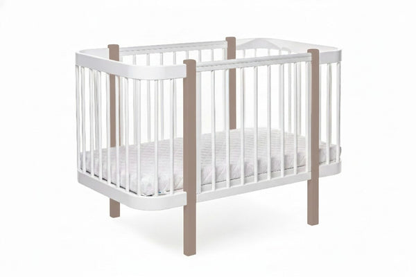 Babybed Elin Cappuccino Wit