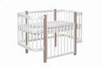 Babybed Elin met Matras Cappuccino Wit