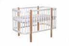 Babybed Elin met Matras Naturel Wit – afbeelding 2