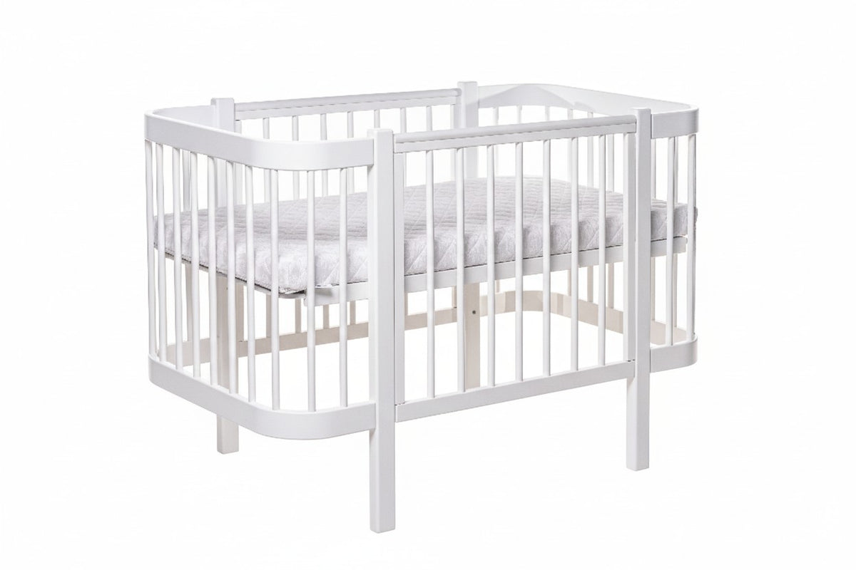 Babybed Elin met Matras Wit