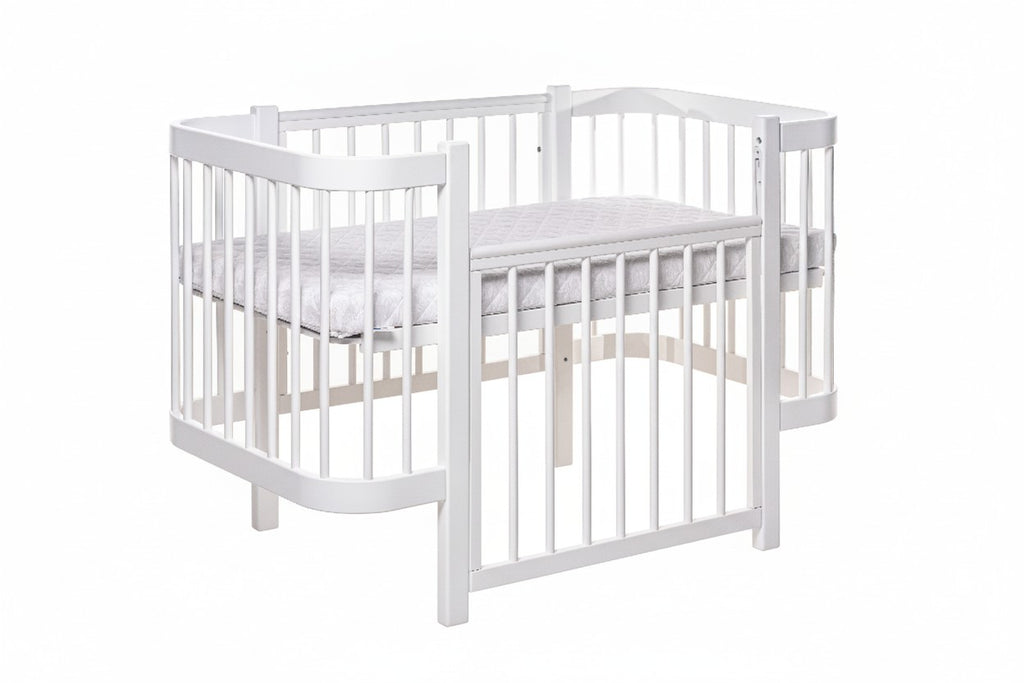 Babybed Elin met Matras Wit – afbeelding 2