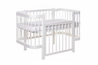 Babybed Elin met Matras Wit – afbeelding 2