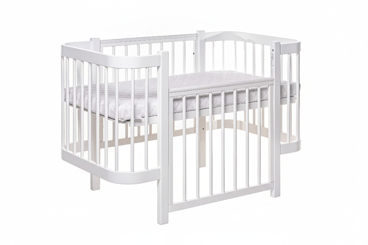 Babybed Elin met Matras Wit – afbeelding 2