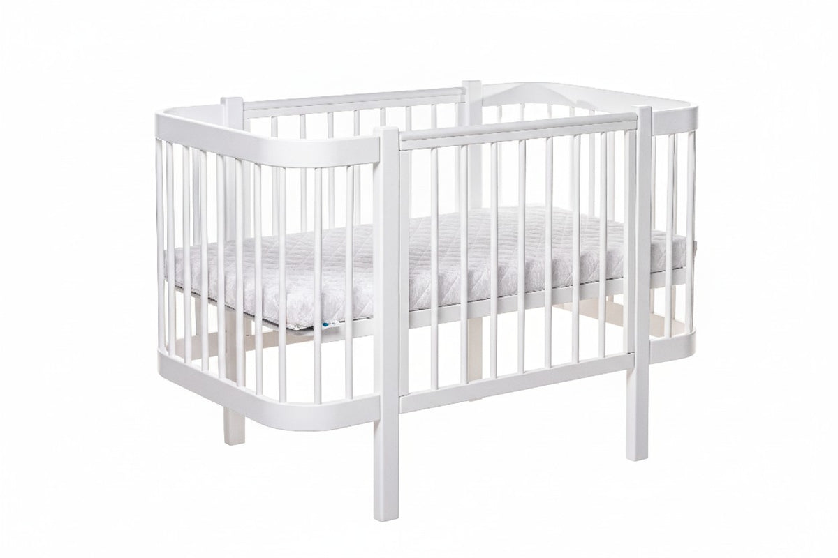 Babybed Elin met Matras Wit – afbeelding 3