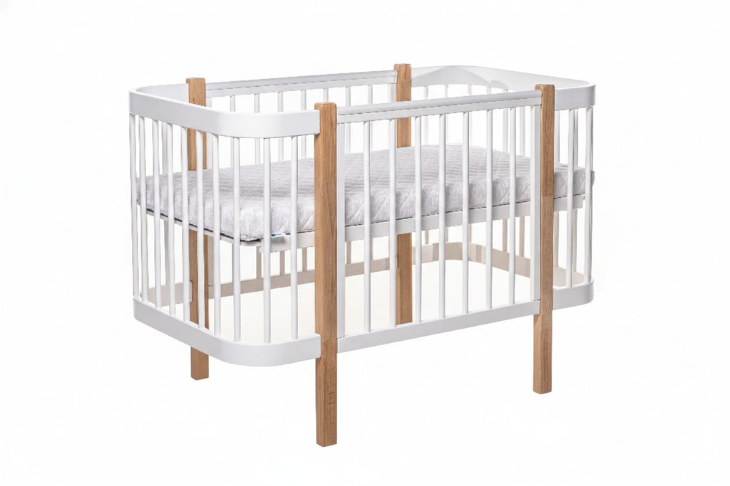 Babybed Elin Naturel Wit