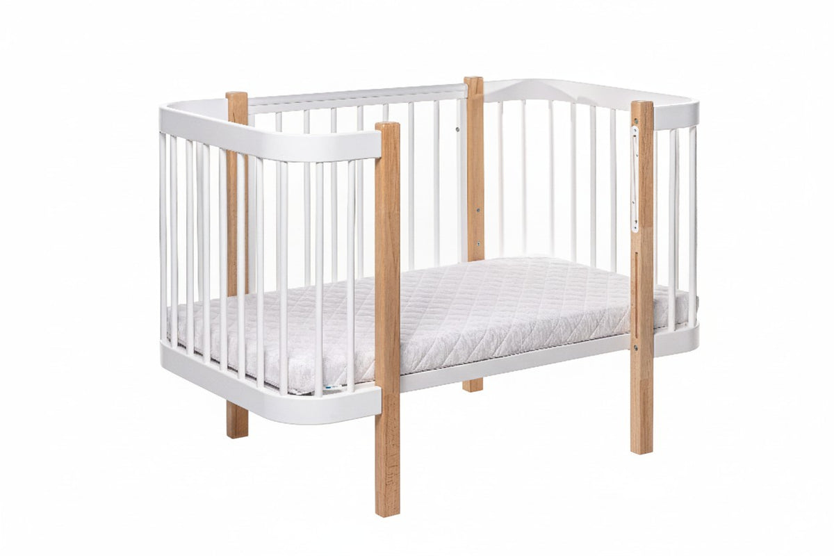Babybed Elin Naturel Wit – afbeelding 3