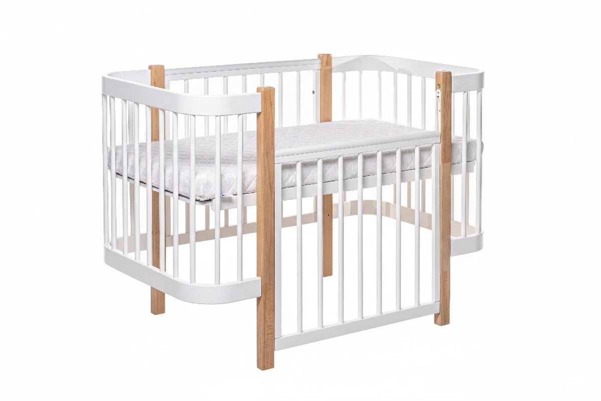 Babybed Elin Naturel Wit – afbeelding 4