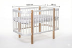Babybed Elin Naturel Wit – afbeelding 9