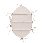 Babynestje met gevlochten bumper ecru – afbeelding 3