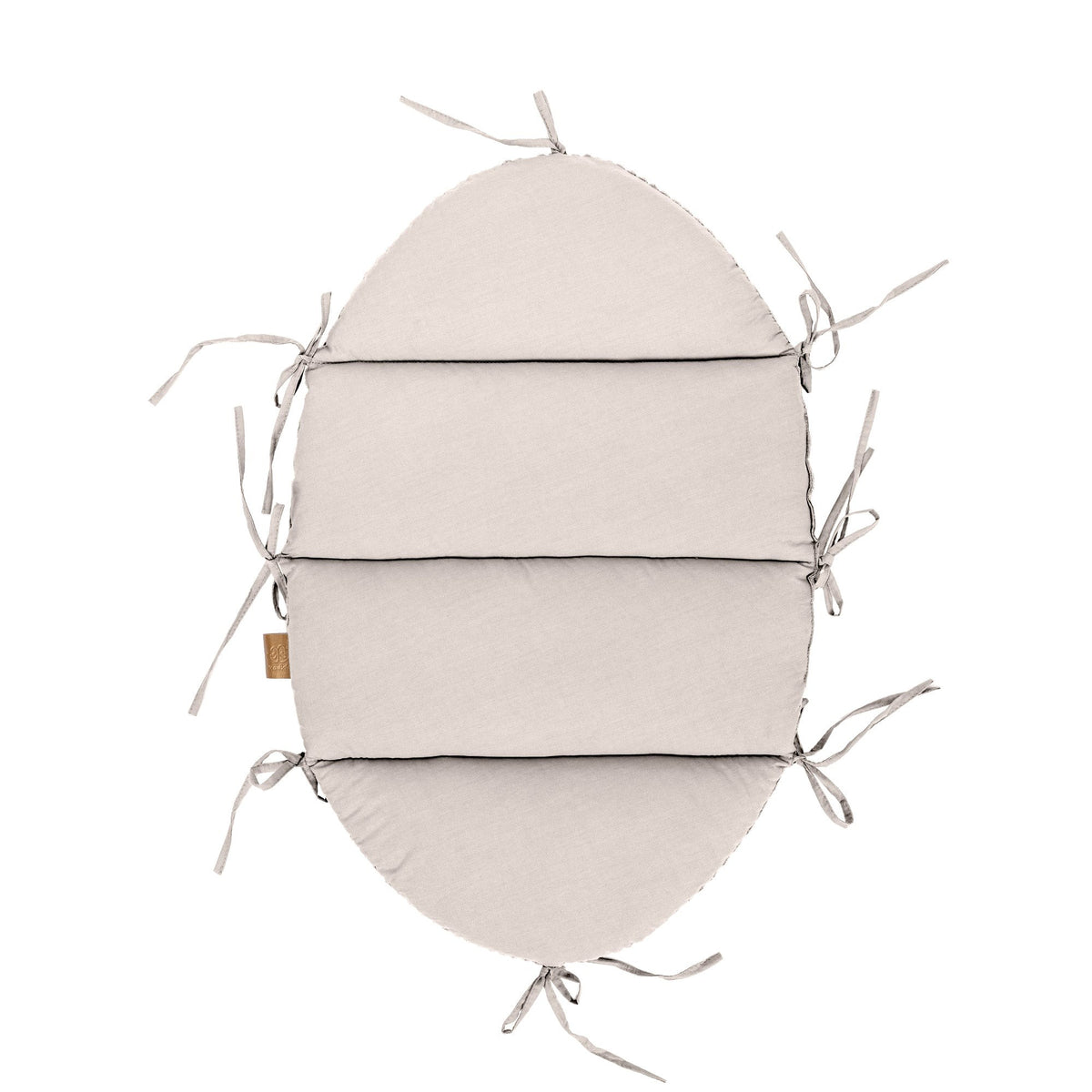 Babynestje met gevlochten bumper ecru – afbeelding 3