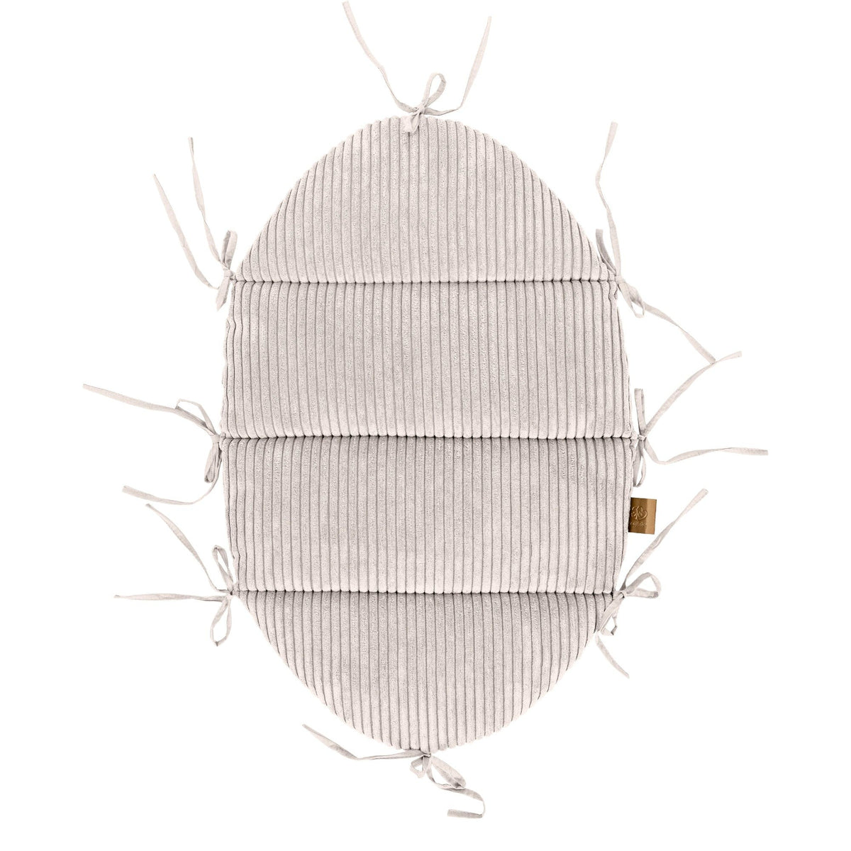Babynestje met gevlochten bumper ecru – afbeelding 4