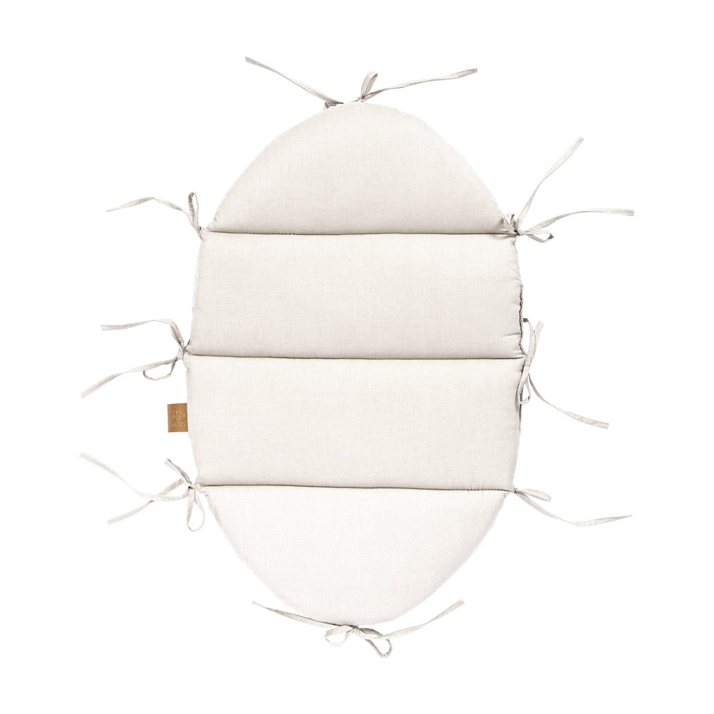 Babynestje met gevlochten bumper vanille – afbeelding 2