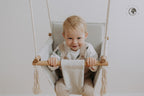 Babyschommel BaBi bouclé ijsgrijs – afbeelding 4