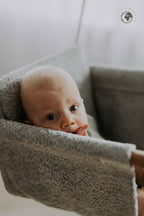 Babyschommel BaBi bouclé nachtgrijs – afbeelding 3