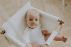 Babyschommel BaBi bouclé sneeuwwit – afbeelding 4