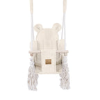 Babyschommel voor binnen teddy ecru – afbeelding 2