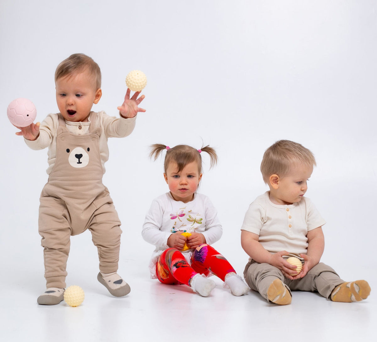 Babyspeelgoed sensorische ballen set van 7 – afbeelding 3