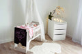 Babywieg berkenhout wit