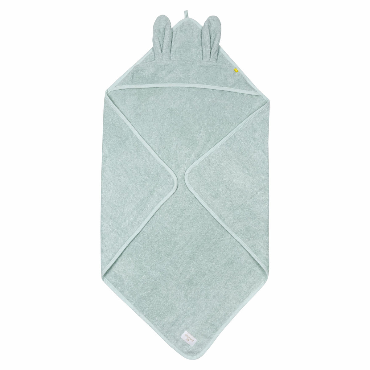 Badcape baby met oortjes beige – afbeelding 3