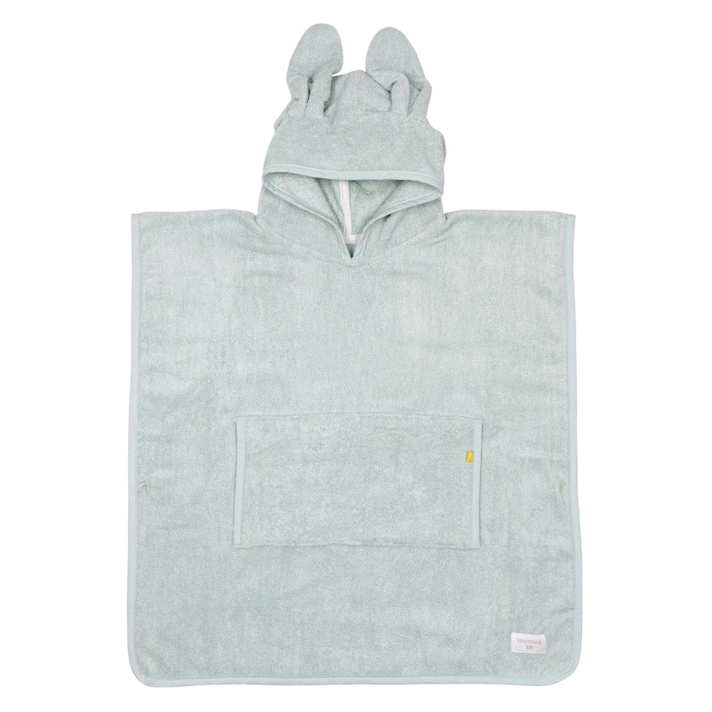 Badponcho baby met oortjes beige – afbeelding 3