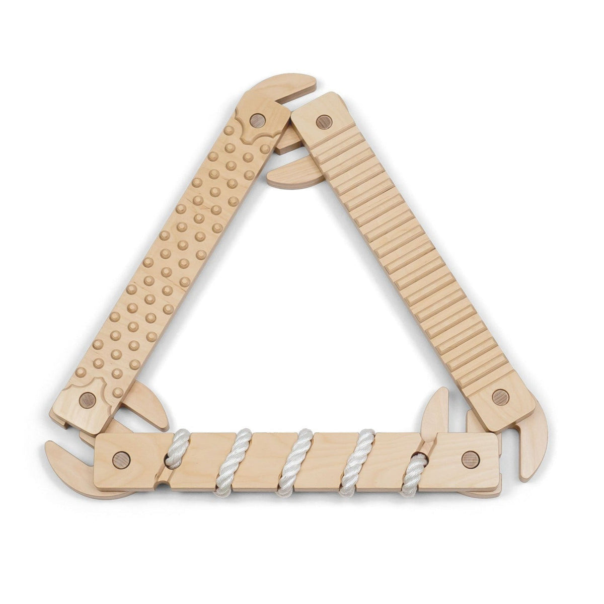 Balansbalk set TipiToo klein met wit touw – afbeelding 3
