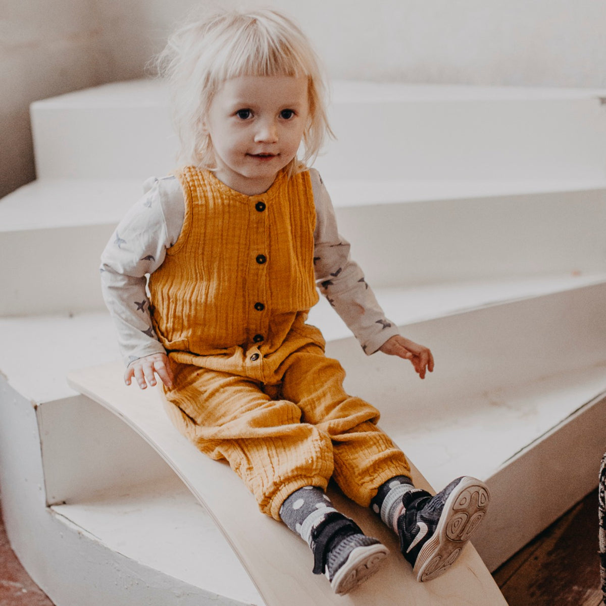 Balansbord hout voor kinderen en volwassenen – maat S of M – afbeelding 5