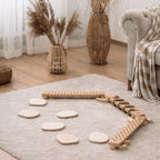 Houten balansstenen Tipi set van 6 grijs – afbeelding 11